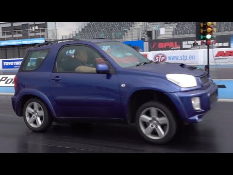 Thumbnail for TOYOTA RAV4 BEATS NISSAN 350Z OVER THE 1/4 MILE by Toyota RAV4