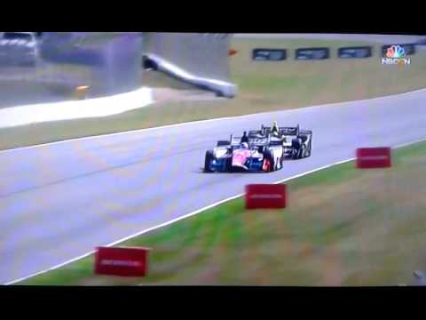 2016 Honda Indy Mid-Ohio 200 Takuma Sato & Sebastian Bourdais CRASH