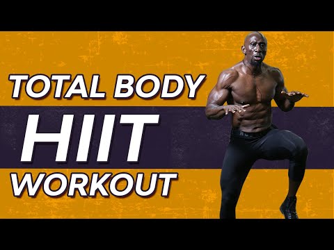 Total Body HIIT Workout for Men Over 40 - FAT LOSS - NO EQUIPMENT NEEDED