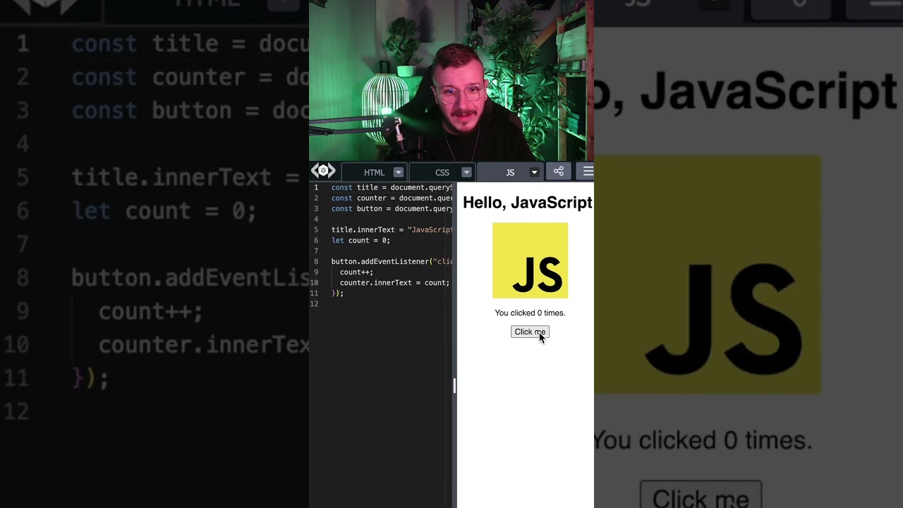 Livecode sur Github #fyp #javascript #coding #codinglife #frontenddeveloper #apprendresurtiktok #pro
