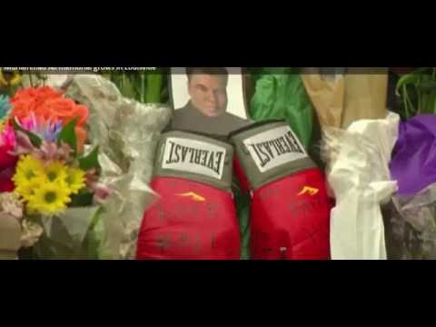 Hundreds pay tribute to Muhammad Ali at his boyhood home