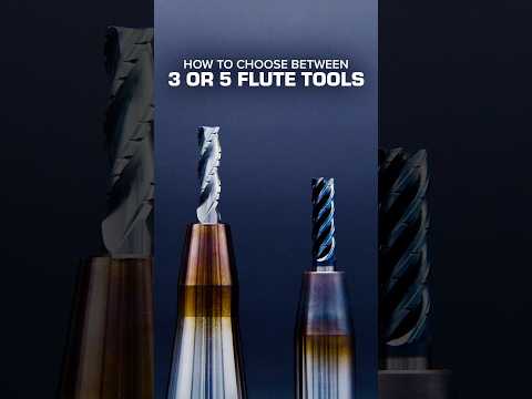 How to Choose Between 3 or 5 Flute Tools #cnc #cncmill #titansofcnc #cnctools #machinist