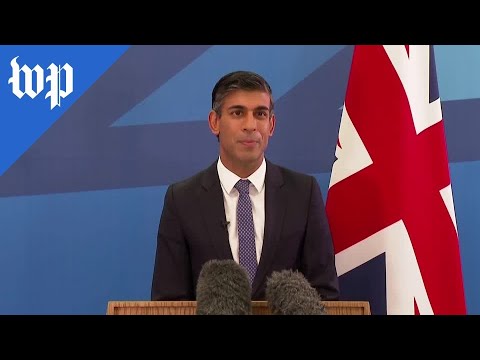 Sunak addresses public after appointment as prime minister