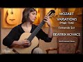 Beatrix Kovacs plays Mozart Variations Magic Flute Op. 9 by Fernando Sor on a 2023 Daniele Chiesa
