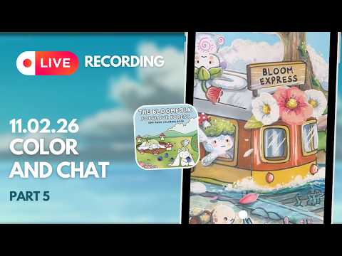 Live Recording 11.02 Part 5  Last details Bloomfolk Foxglove Forest by Oda Agda