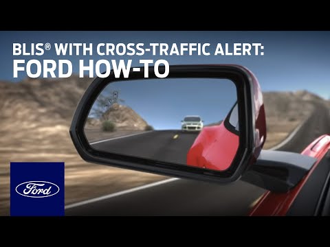 Part of a video titled BLIS® With Cross-Traffic Alert | Ford How-To | Ford - YouTube