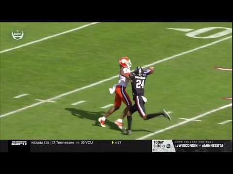 2019 USC vs Clemson - Israel Mukuamu Pass Breakup from Flea Flicker
