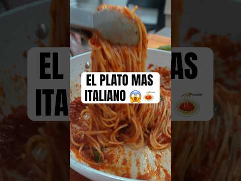 EL PLATO MAS ITALIANO!😱🍝 #chefroberta #italianfood #pasta