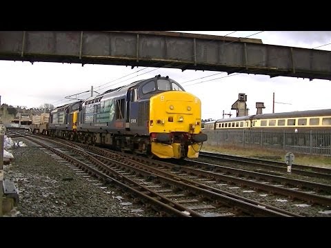 DRS 37419+37611. 6C53. Carnforth. 22/03/14