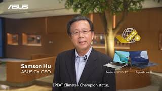 Asus EPEAT Climate+ Champion Sustaining An Incredible Future