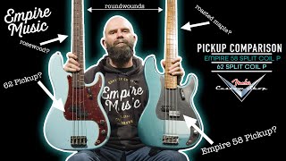 Video thumbnail for Which Custom Shop Pickup is for YOU?? Empire 58 vs. 62 Precision Bass - EMPIRE MUSIC by Empire Music