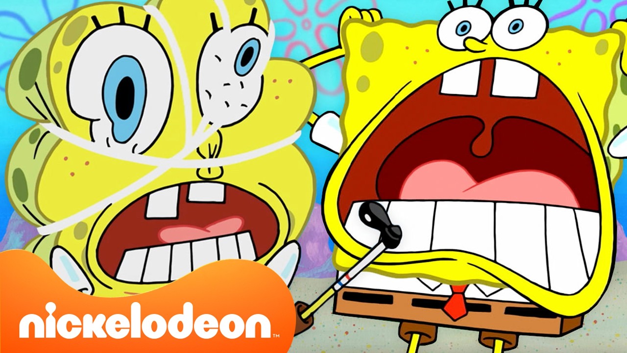 スポンジ・ボブ | スポンジ・ボブ、映像が進むほどカオス度アップ 🤪 | ニコロデオンジャパン