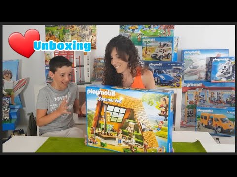 Unboxing PLAYMOBIL 6887 CAMPAMENTO DE VERANO
