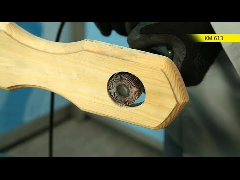 Klingspor KM 613 - Perie abrazivă cu tijă pentru bormașină