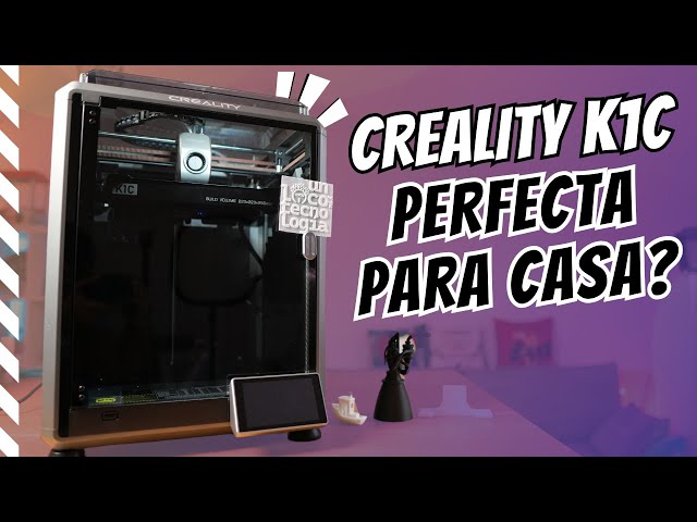 Vídeo relacionado con Creality K1C Impresora 3D de 600mm/s Alta Velocidad impresión con cámara AI, Actualización K1,Nivelación Automática y Continuar Imprimiendo Automáticamente,220x220x250mm