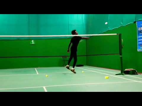 Badminton NET KILL practice