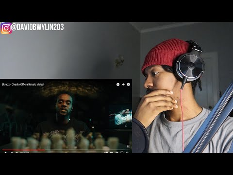 AMERICAN REACTS to Skrapz - Check (Official Music Video)