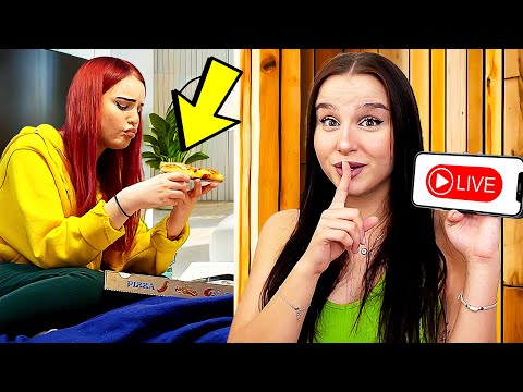 Meine Schwester ist ALLEINE & ich beobachte sie ! 🏡😂 (Sorry Egg) - Celina
