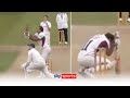 Cricketer Smashes His Own Car Windscreen With A Massive 6