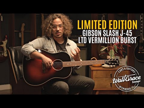 2021 Gibson Slash Signature J-45 - Vermillion Burst | USA All Solid Slope Shoulder Dreadnought Acoustic Guitar Guns N' Roses L.R. Baggs Pickup | CoA OHSC image 26