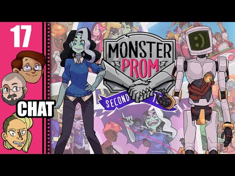 Let's Play Monster Prom: Second Term Multiplayer Part 17 - Chat is Player 4