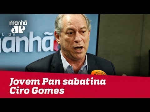 Eleições 2018 - Jovem Pan sabatina Ciro Gomes