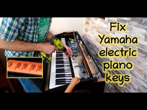 Yamaha electric piano loud/dead note key fix YDP-223, Clavinova