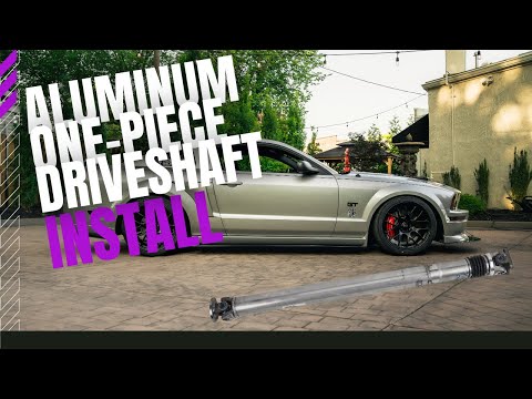 S197 Aluminum One-Piece Driveshaft Install