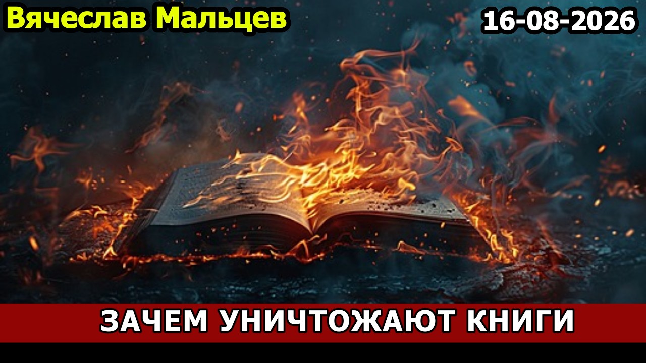 ЗАЧЕМ УНИЧТОЖАЮТ КНИГИ