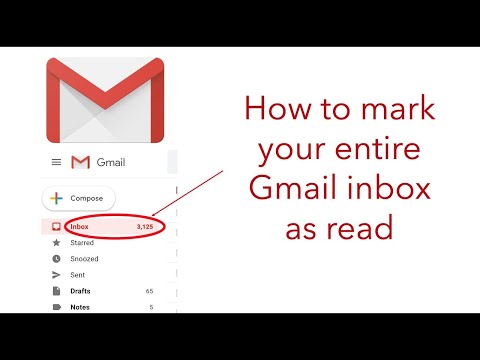 How to mark all your emails in Gmail as read IN ONE...