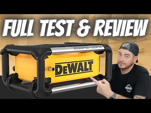 NEW Dewalt 2100psi 1.2gpm Pressure Washer Review Electric Power Washer