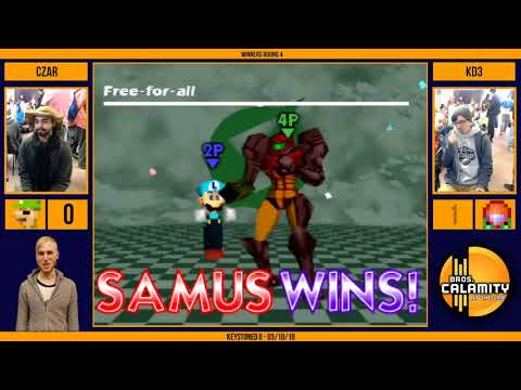 Keystoned II | Czar (Luigi) vs KD3 (Samus) - Winners Round 4 - Super Smash Bros.