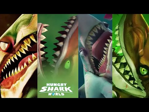 Zombie & Atomic Shark All Movies Compilation - Hungry Shark World 10th
