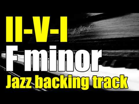 II-V-I Play-along | Jazz Progression in F minor