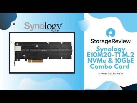 SYNOLOGY E10M20-T1 PCIe KORTELĖS RJ45 10GbE 1 PORT M.2 video