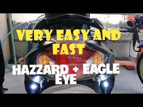 HOW TO INSTALL EAGLE EYE + HAZZARD COMBINATION for all kinds of motorcycle