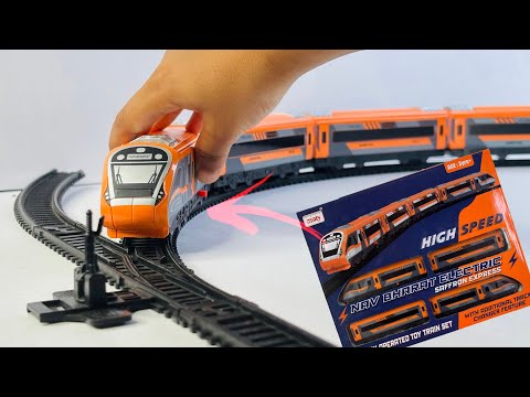 Centy Toys Nav Bharat Electric (Saffron Express) Set Unboxing | Orange Vande Bharat Train Set