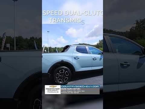 2022 Hyundai Santa Cruz in cool blue for sale now at Countryside Chevrolet in Franklin, NC