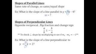 Unit 3 Day 2B - Parallel & Perpendicular Lines