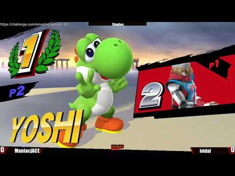SmashaPalooza 42: Winners Semis - Ividal (Yoshi) vs MaNiAcJaCe (Sheik)