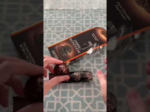 Ferrero Rocher Rondnoir Chocolate Pralines Review #shorts