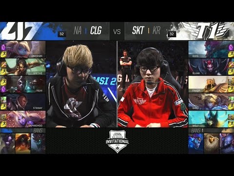 SKT vs CLG Highlights - SK TELECOM T1 vs COUNTER LOGIC GAMING Game 1 - 2016 MID-SEASON INVITATIONAL