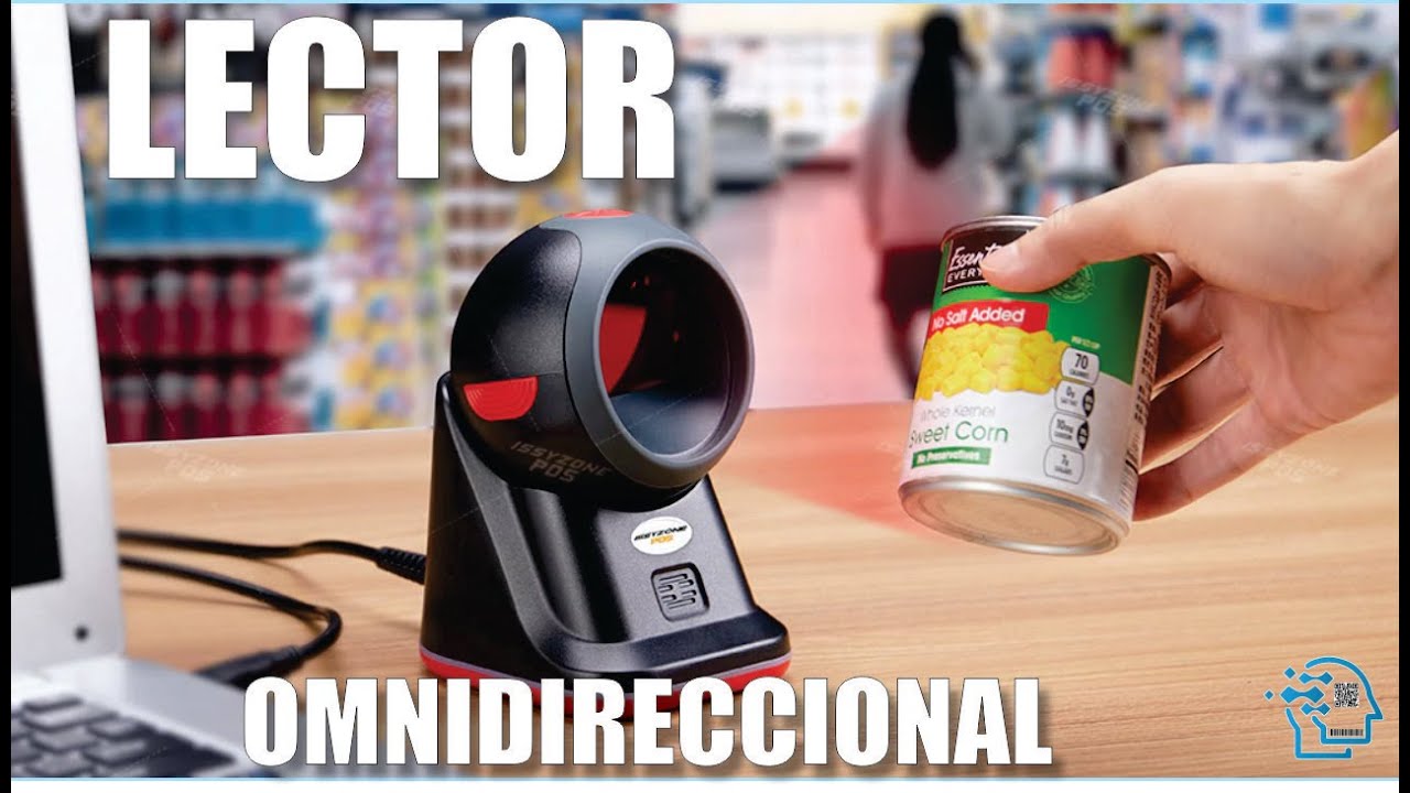 Lector de Codigo de Barras Omnidireccional Economico para Punto de Venta