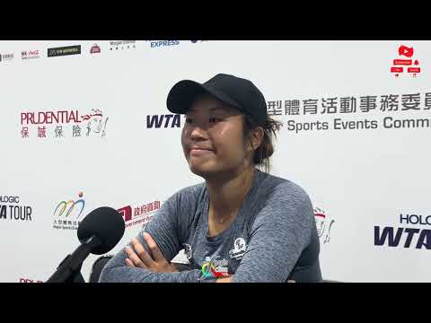 Eudice Chong #張瑋桓  / Interview / #WTAHKG #WTA250 / Hong Kong Tennis Open 2025
