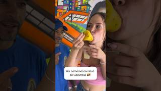 Así comemos la nieve en Colombia ?