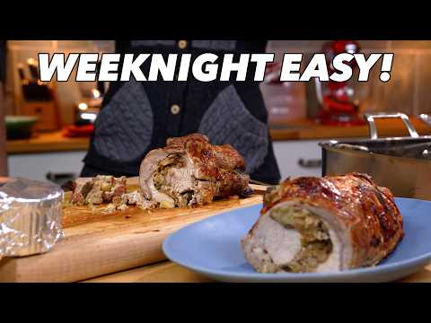 Amazingly Tasty Roasted Stuffed Pork Loin - Glen And Friends Cooking