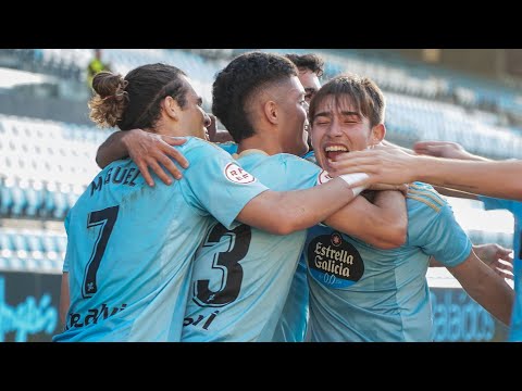 Claudio Giráldez explica el gol de Hugo Álvarez en jugada ensayada en el RC Celta B 1-0 AD Alcorcón