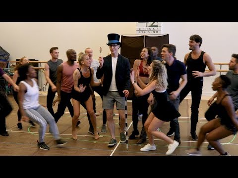 Charlie and the Chocolate Factory Tour in Rehearsal
