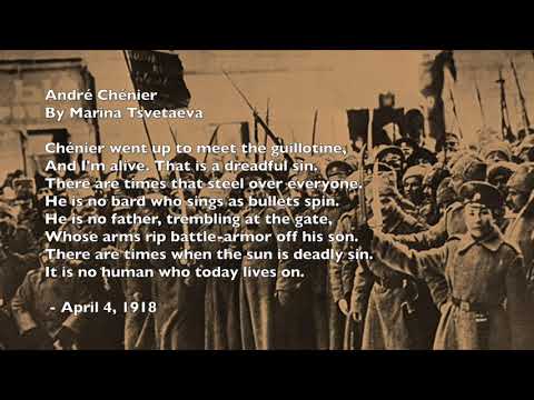 "André Chénier" by Marina Tsvetaeva, read in English translation and in Russian