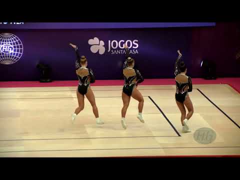 Finland (FIN) - 2022 Aerobic Worlds, Guimaraes (POR) - Trio Qualifications